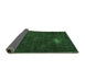 Sideview of Abstract Emerald Green Modern Rug, abs2807emgrn