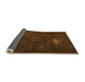 Sideview of Abstract Orange Modern Rug, abs2807org