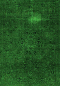 Abstract Green Modern Rug, abs2807grn