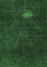 Abstract Emerald Green Modern Rug, abs2807emgrn