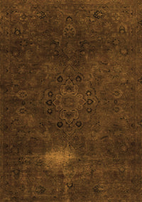 Abstract Orange Modern Rug, abs2807org