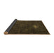 Sideview of Abstract Brown Modern Rug, abs2807brn