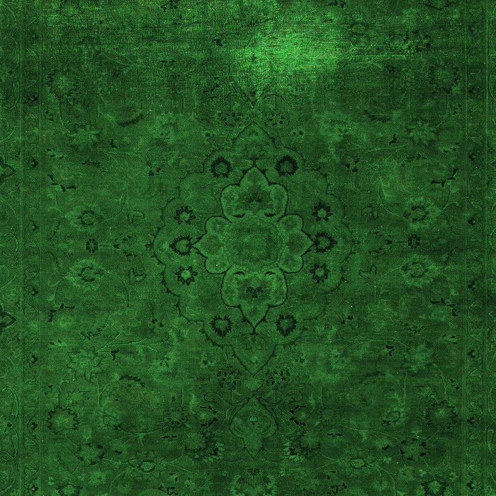 Machine Washable Abstract Green Modern Area Rugs, wshabs2807grn