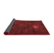 Abstract Red Modern Area Rugs