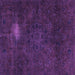 Square Abstract Purple Modern Rug, abs2807pur