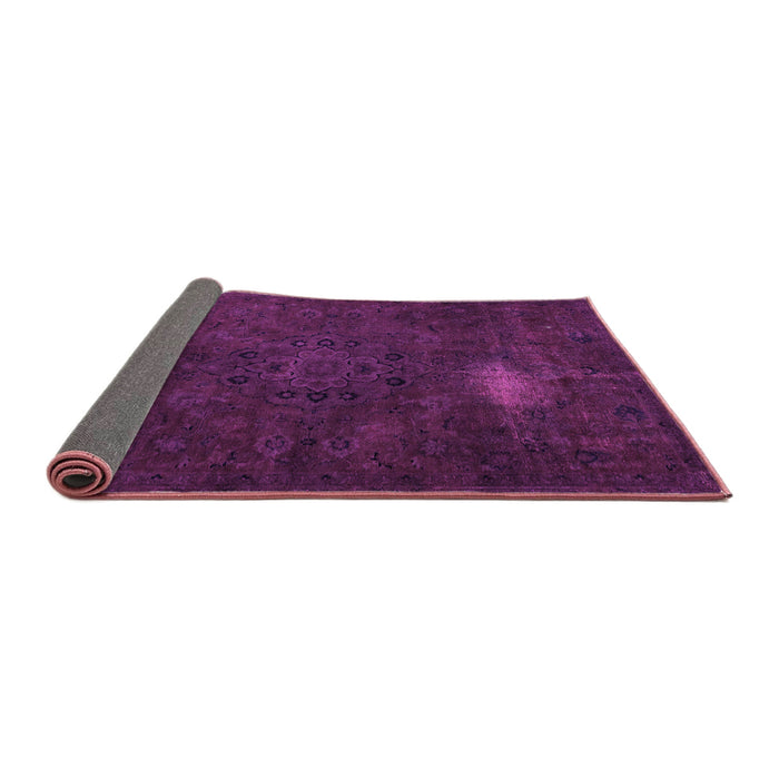 Sideview of Abstract Pink Modern Rug, abs2807pnk