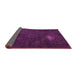 Sideview of Abstract Pink Modern Rug, abs2807pnk