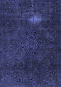 Abstract Blue Modern Rug, abs2807blu