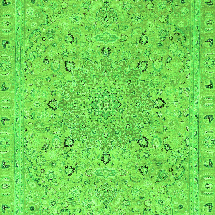 Abstract Green Modern Rug, abs2808grn