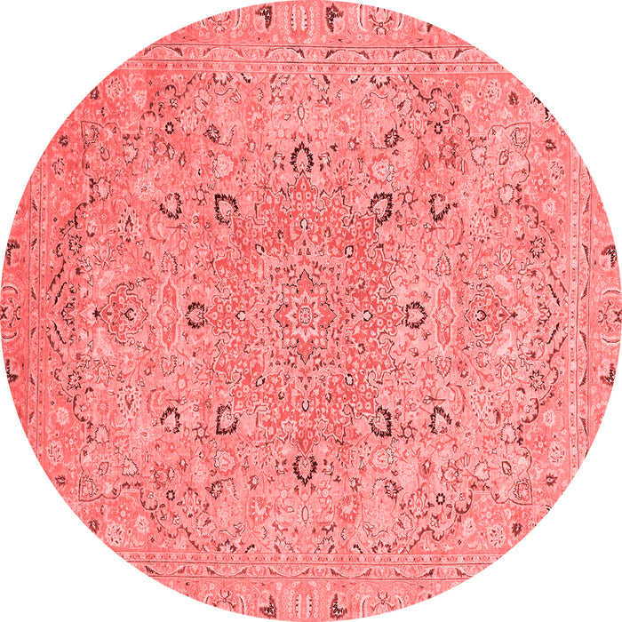 Abstract Red Modern Rug, abs2808red