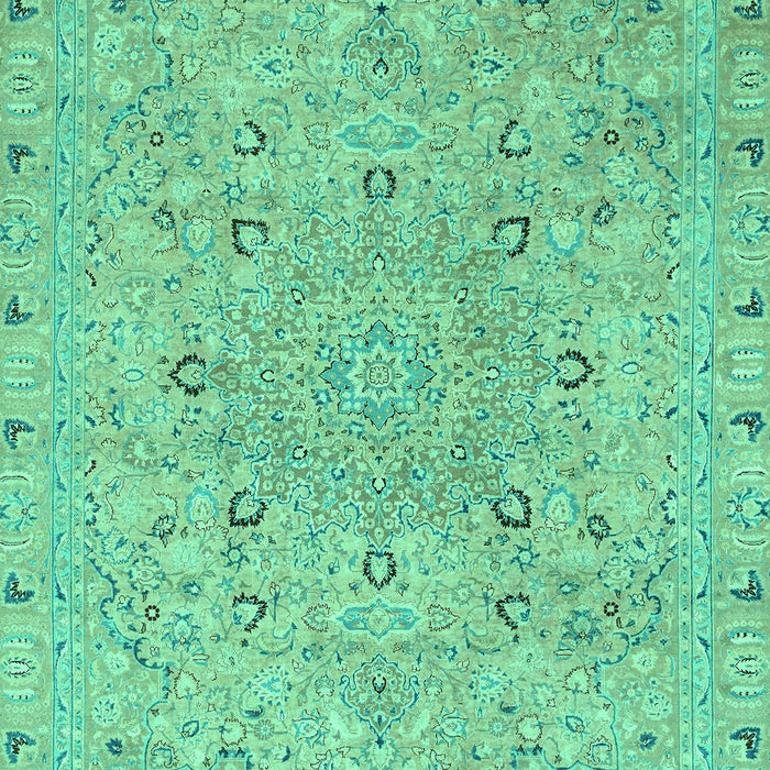 Machine Washable Abstract Turquoise Modern Area Rugs, wshabs2808turq