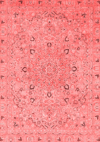 Abstract Red Modern Rug, abs2808red