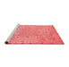 Modern Red Washable Rugs