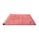 Modern Red Washable Rugs