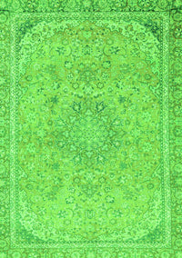 Abstract Green Modern Rug, abs2809grn