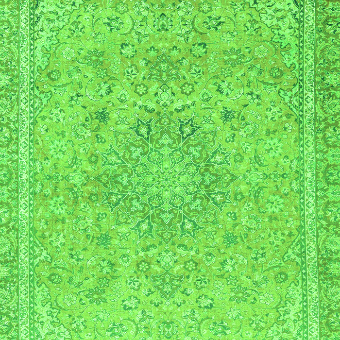 Abstract Green Modern Rug, abs2809grn