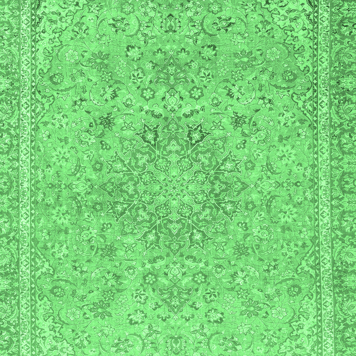 Machine Washable Abstract Emerald Green Modern Area Rugs, wshabs2809emgrn