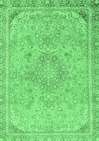 Abstract Emerald Green Modern Rug, abs2809emgrn