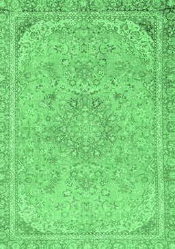 Abstract Emerald Green Modern Rug, abs2809emgrn