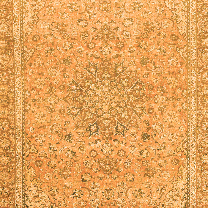 Machine Washable Abstract Orange Modern Area Rugs, wshabs2809org