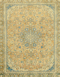Abstract Chrome Gold Yellow Modern Rug, abs2809