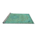 Sideview of Machine Washable Abstract Light Blue Modern Rug, wshabs2809lblu