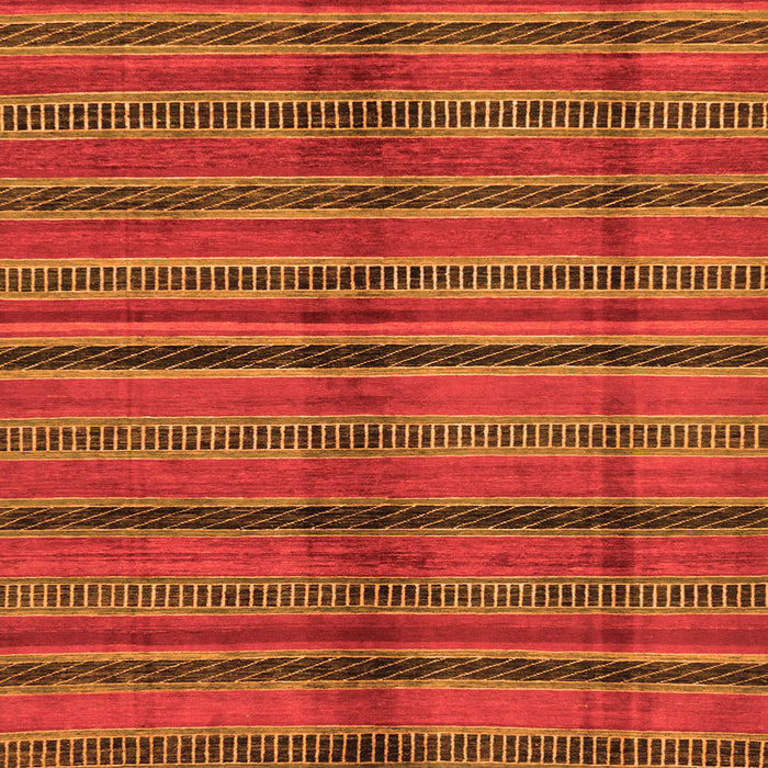 Square Oriental Orange Modern Rug, abs280org