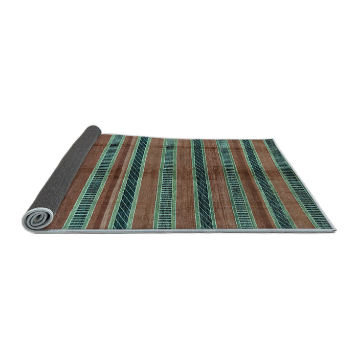 Sideview of Oriental Light Blue Modern Rug, abs280lblu