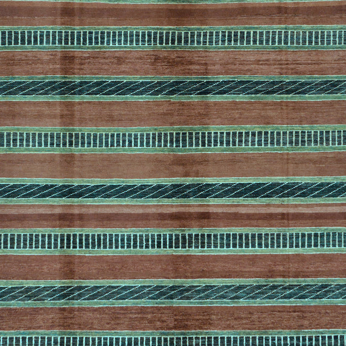 Machine Washable Oriental Light Blue Modern Rug, wshabs280lblu