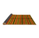 Sideview of Oriental Yellow Modern Rug, abs280yw