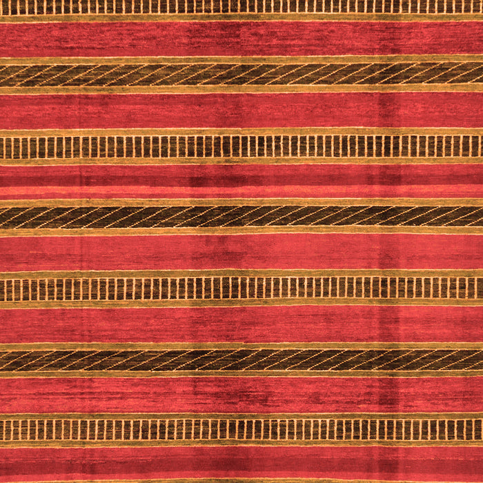 Machine Washable Oriental Orange Modern Area Rugs, wshabs280org