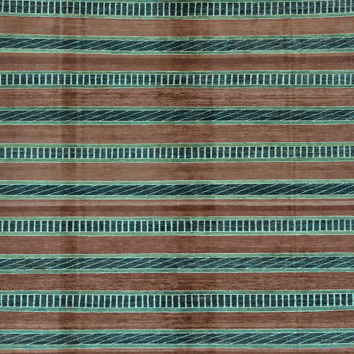 Square Oriental Light Blue Modern Rug, abs280lblu