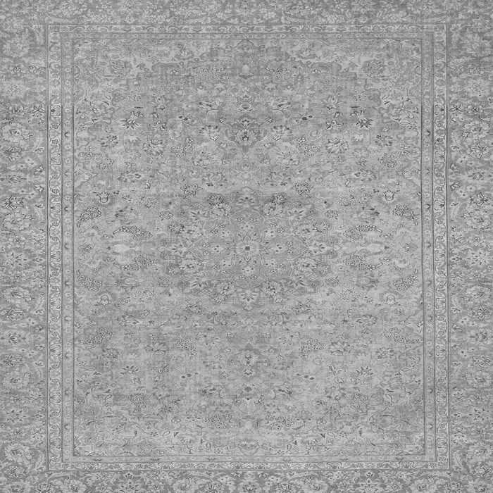 Square Abstract Gray Modern Rug, abs2810gry
