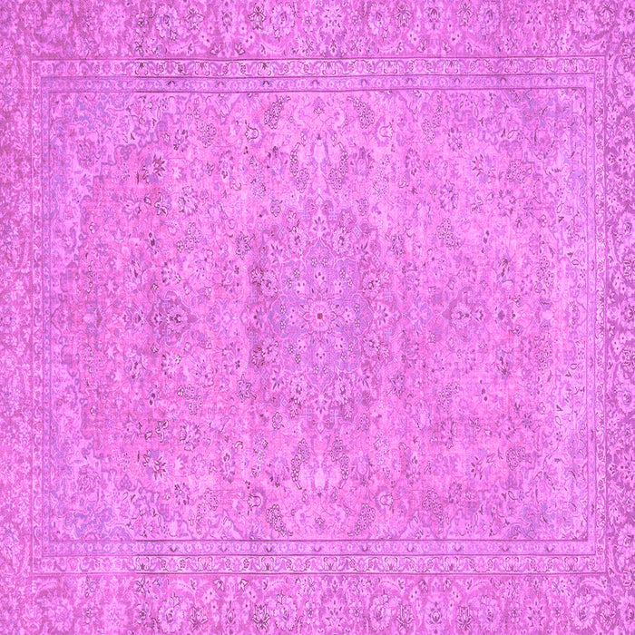 Square Abstract Purple Modern Rug, abs2810pur