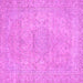 Square Abstract Purple Modern Rug, abs2810pur