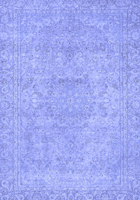 Abstract Blue Modern Rug, abs2810blu