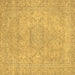 Square Abstract Brown Modern Rug, abs2810brn