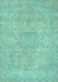 Abstract Light Blue Modern Rug, abs2810lblu