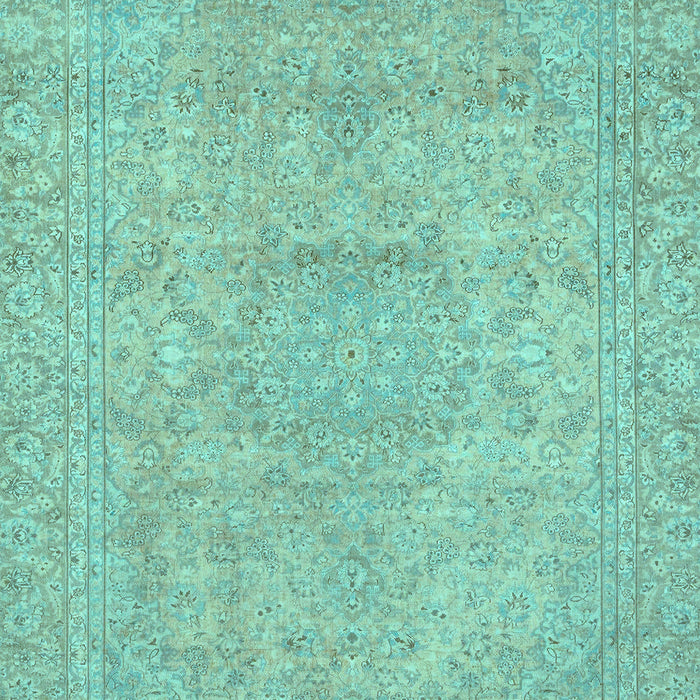 Abstract Light Blue Modern Rug, abs2810lblu