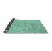 Sideview of Abstract Light Blue Modern Rug, abs2810lblu