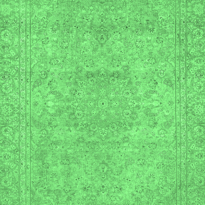 Abstract Emerald Green Modern Rug, abs2810emgrn