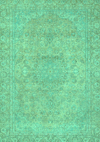 Abstract Turquoise Modern Rug, abs2810turq