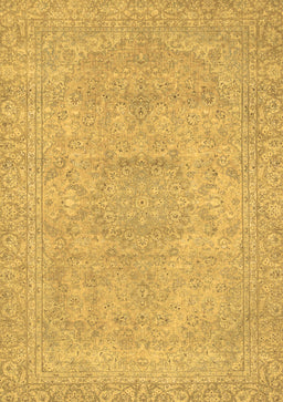 Abstract Brown Modern Rug, abs2810brn