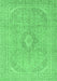 Abstract Emerald Green Modern Rug, abs2811emgrn