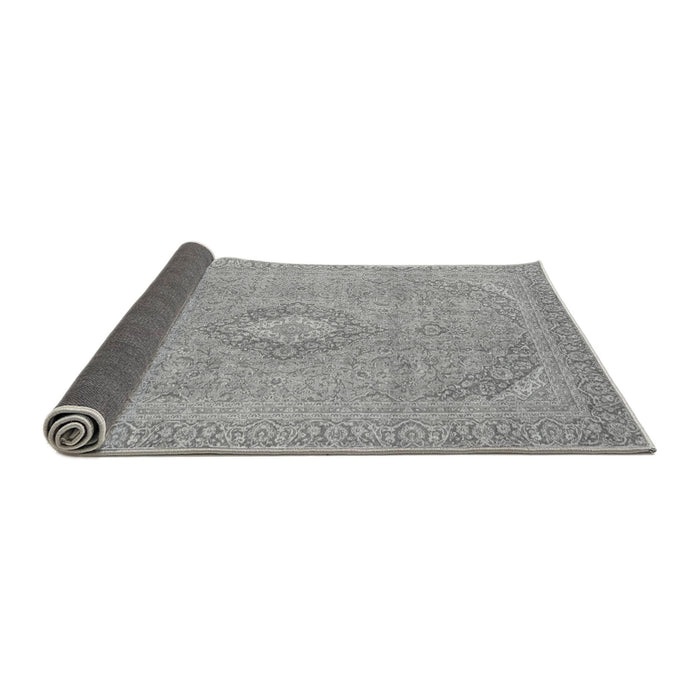Sideview of Abstract Gray Modern Rug, abs2811gry