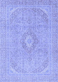 Abstract Blue Modern Rug, abs2811blu