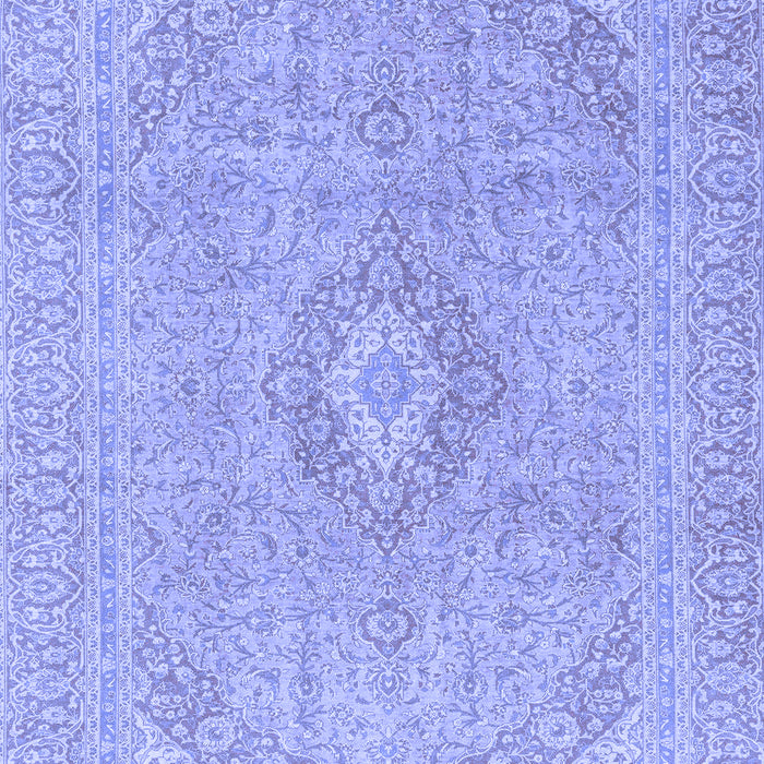 Abstract Blue Modern Rug, abs2811blu