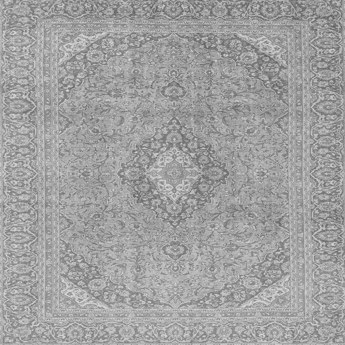 Square Machine Washable Abstract Gray Modern Rug, wshabs2811gry