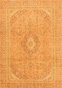 Abstract Orange Modern Rug, abs2811org