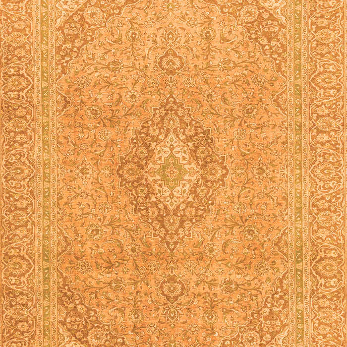 Abstract Orange Modern Rug, abs2811org